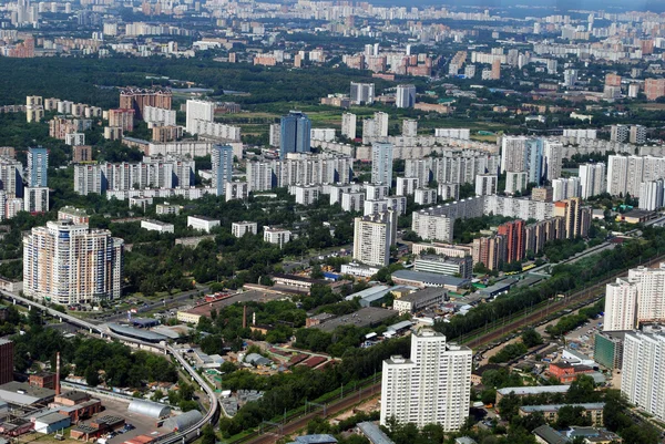 Μόσχα θέα από ψηλά — Φωτογραφία Αρχείου