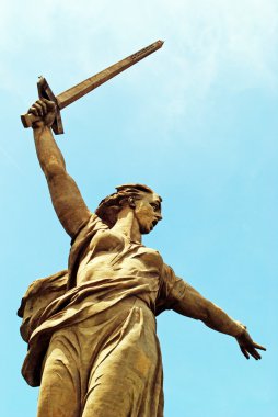 Vatan aramalar heykelinin Mamayev Kurgan, Volgograd