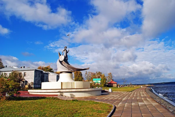 Embankment del lago Onega, Petrozavodsk — Foto Stock
