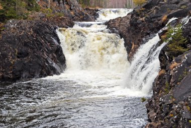 Kivach şelale bahar