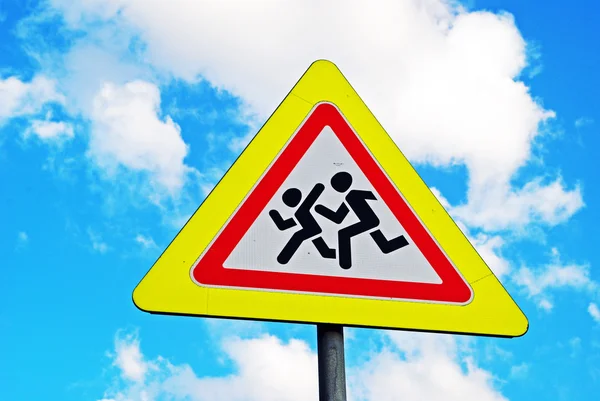 Road sign children — Stock Photo, Image