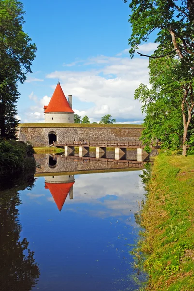 Σάαρεμαα νησί, η κάστρο Kuressaare στην Εσθονία — Φωτογραφία Αρχείου
