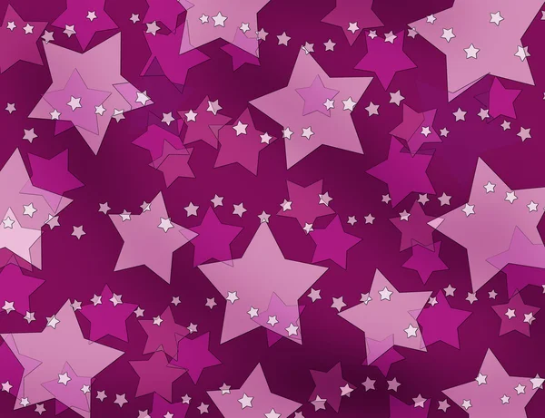 Rosa und purpurrote Sterne Hintergrund — Stockfoto