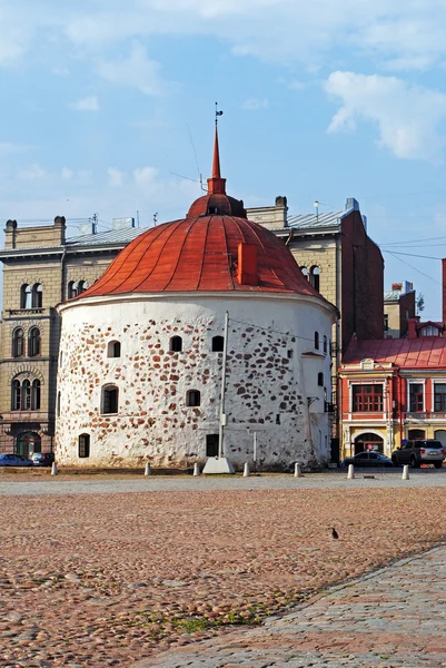 Στρογγυλού Πύργου σε Vyborg — Φωτογραφία Αρχείου