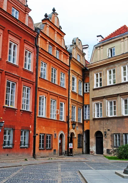 Casas da cidade velha de Varsóvia — Fotografia de Stock