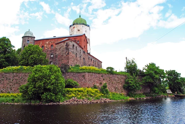 Vista do Castelo de Vyborg — Fotografia de Stock