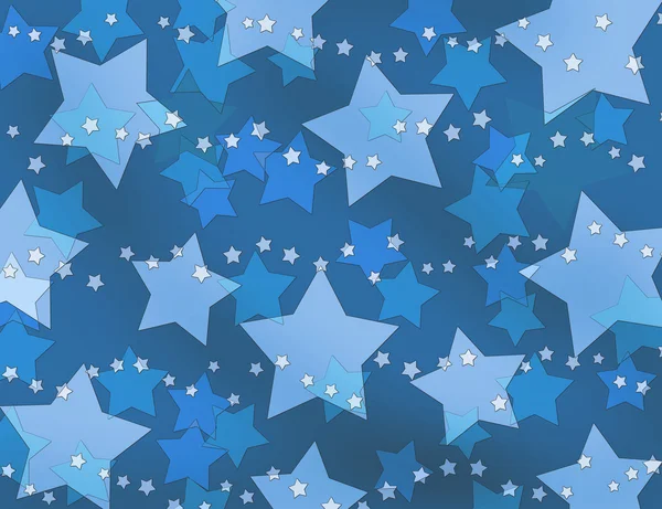 Blue stars backing — Stock Photo, Image