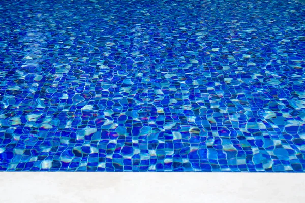 Fondo Piscina Azul Brillante Con Superficie Agua Clara Fondo Texturizado —  Fotos de Stock