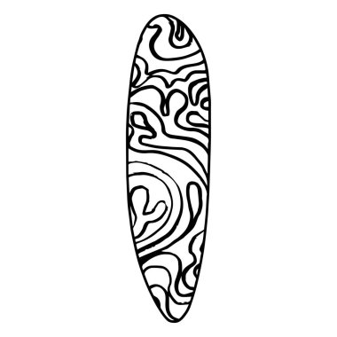 Zentangle stilize edilmiş alfabe - birinci harf. Siyah beyaz el çizilmiş karalama. Etnik model. Afrikalı, Hintli, totem, tasarım, yetişkin anti-stres boyama sayfası. Basit düz vektör çizimi