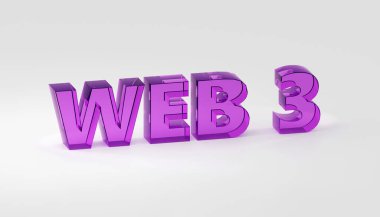 Kırmızı Küpler tarafından yapılan Web3 Kavramı: Basit 3D Görüntü 'de İnternet Teknolojisine Modern Bir Yaklaşım