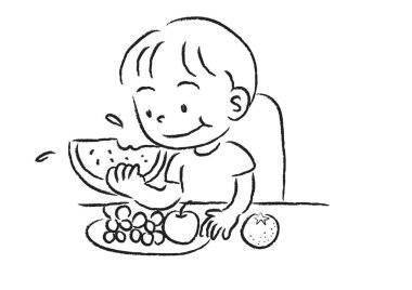 Çocuklar için boyama kitabı. vektör illüstrasyonu