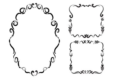 Çiçekli vektör çerçeveleri kümesi