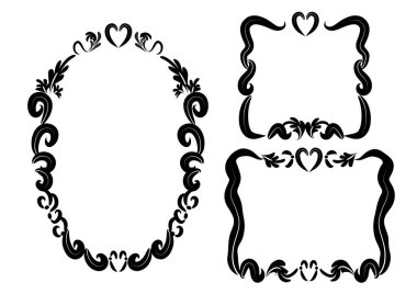 Çiçekli vektör çerçeveleri kümesi