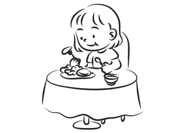 Çocuklar için boyama kitabı. vektör illüstrasyonu