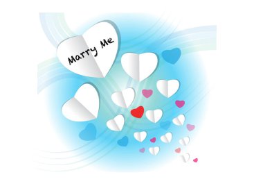 Sevgililer Günü için vektör illüstrasyonu