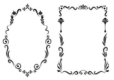 Çiçekli vektör çerçeveleri kümesi