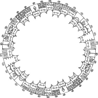 Tasarım için bir arkaplanın vektör illüstrasyonu