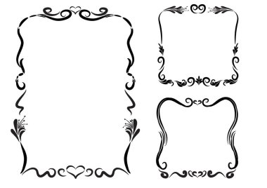 Çiçekli vektör çerçeveleri kümesi