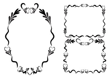 Çiçekli vektör çerçeveleri kümesi