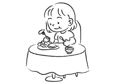 Çocuklar için boyama kitabı. vektör illüstrasyonu