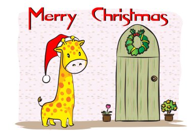 Yetenekli sevimli bir çizgi film karakterinin vektör çizimi