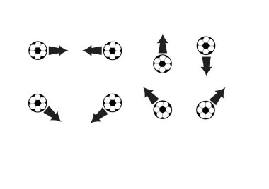 top ok işareti simgesi beyaz arkaplanda ayarlandı 