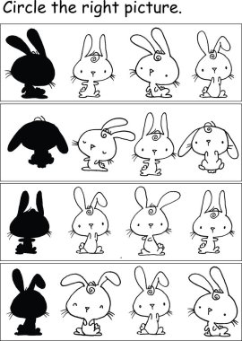 şirin tavşan vektör kümesi