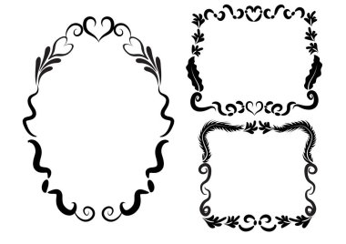 Çiçekli vektör çerçeveleri kümesi