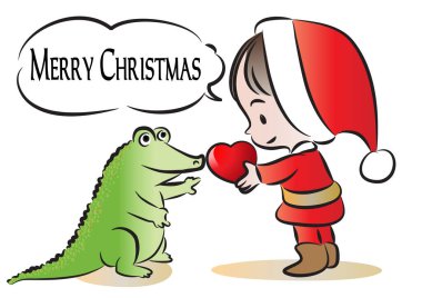 Köpekli şirin bir çizgi film karakterinin vektör çizimi