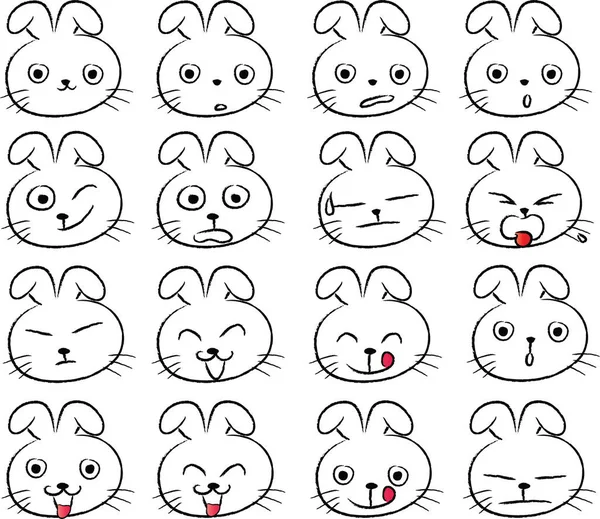 Patrón Sin Costuras Con Caras Dibujos Animados Lindo Los Gatos — Vector de stock