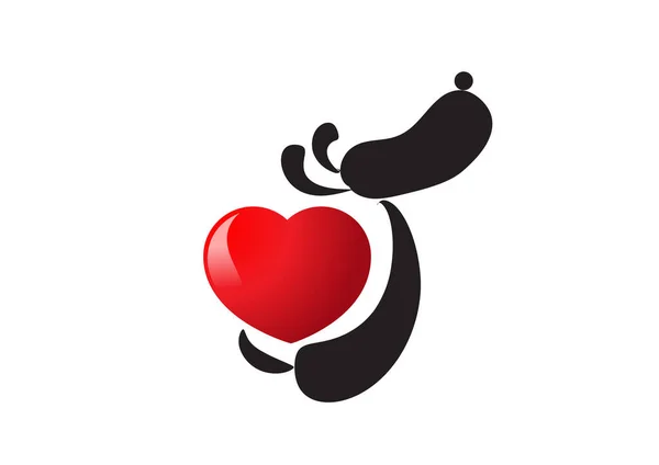 Вектор Дизайна Логотипа Сердца — стоковый вектор