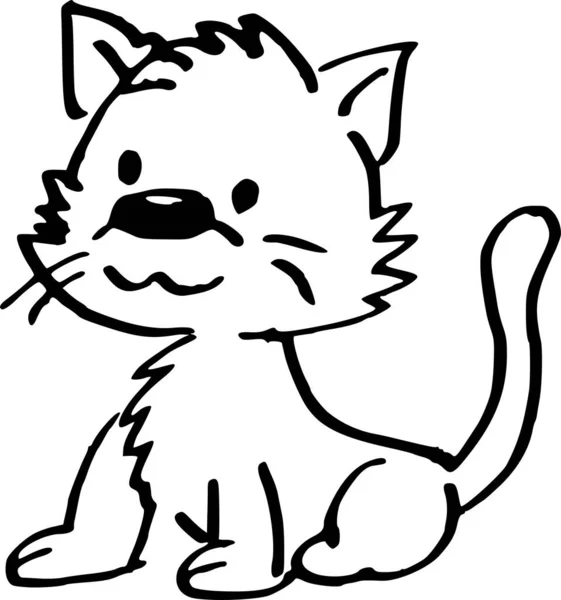 Cartoon Illustration Cute Dog — Stock Photo, Image
