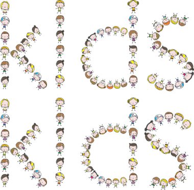 Bir sürü çocukla kusursuz bir düzen.