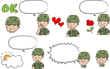 Bir grup çocuk yüzü.