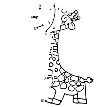 Çizgi film dinozorunun vektör çizimi