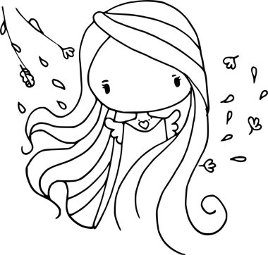 Çocuklar için boyama kitabı. vektör illüstrasyonu.