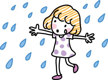 Pembe elbiseli kızın resmi