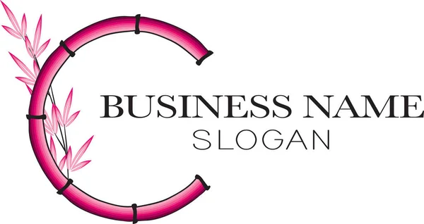 Vektor Illustration Von Schönen Lila Business Logo — Stockvektor