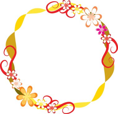 Tatil için bir çerçevenin vektör illüstrasyonu