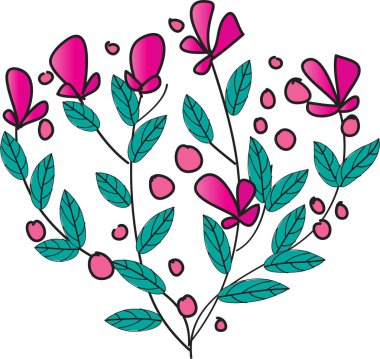 Çiçekli çiçek desenli vektörler