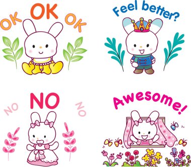 şirin hayvanların vektör kümesi