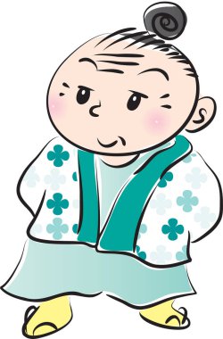 Küçük tatlı bir kızın resmi.