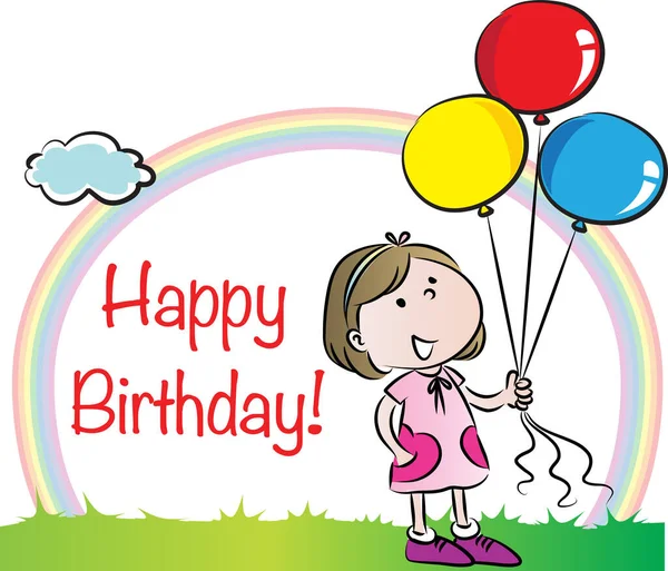 komik çizgi film hediye kartı, vektör illüstrasyonu