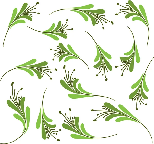 Vector Illustration Floral Pattern — Stock Vector