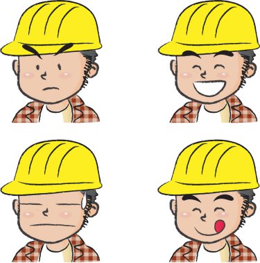 bir grup inşaat işçisi