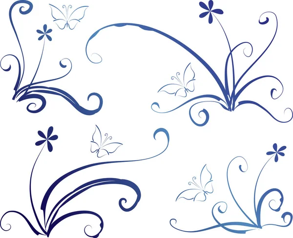 vektör çizimi aşk kalpleri çiçek ağaçları yaprak Orkide simgesi tasarımı