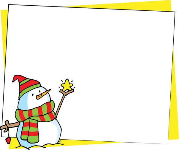 Вектор Ілюстрований Карикатурний Фільм Різдвяні Листівки Santa Claus — стоковий вектор