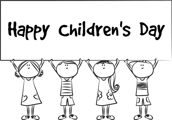 Dia das crianças feliz — Fotografia de Stock