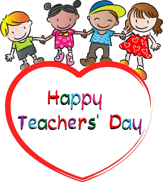 Happy teachers day — Stock Photo, Image