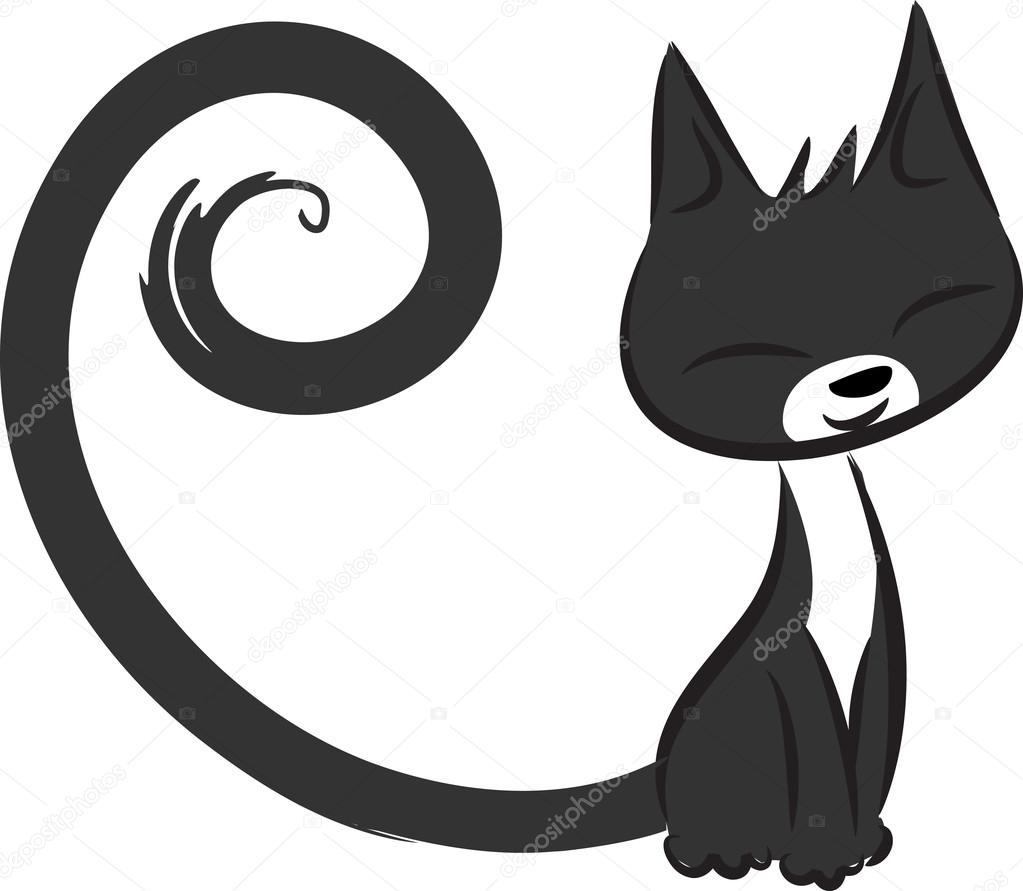 Cartoon Drawing Happy Cat Stock Photo C Wenpei Cartoon Drawing Happy Cat Stock Photo C Wenpei